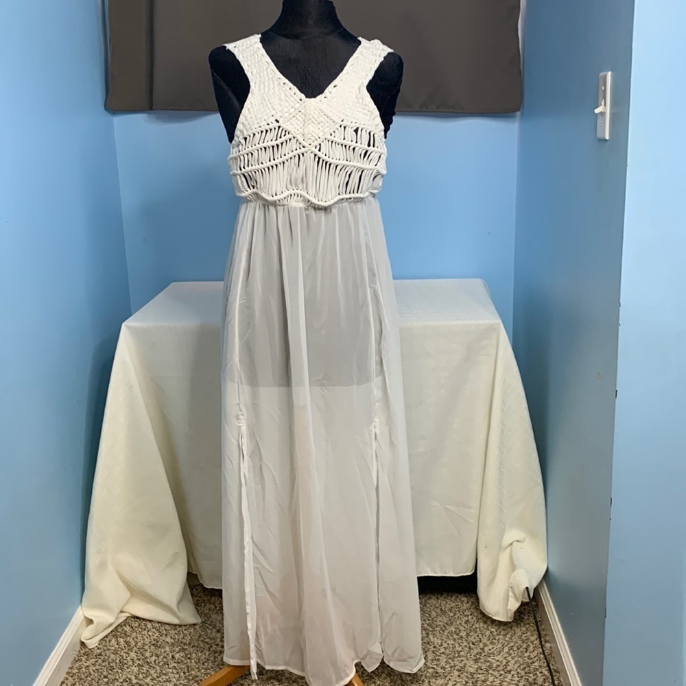 Goddess style bathing suit cover up